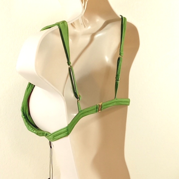 VIX Bikini Top Swim Vacation Green New SLD Matelesse Swim Vacation Summer Beach - Picture 3 of 6